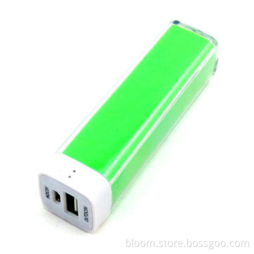 Plastic case, 2,600mAh capacity, sized 91.5 x 22 x 22mm, portable USB power bank for iPhone6